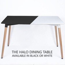 Halo dining table black - black,