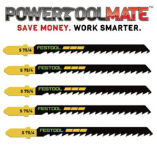 Festool 204305 Jigsaw Blades - Set Pack of 5 - Wood Basic S 75/4/5 75mm