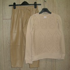 Zara Girls Brown Faux Leather