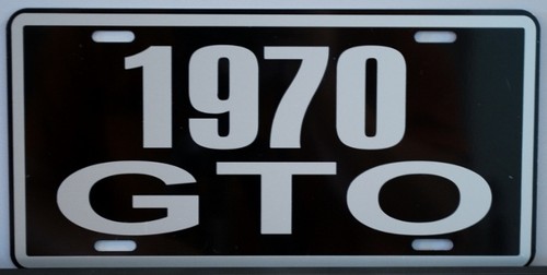 1970 pontiac gto license - pontiac,