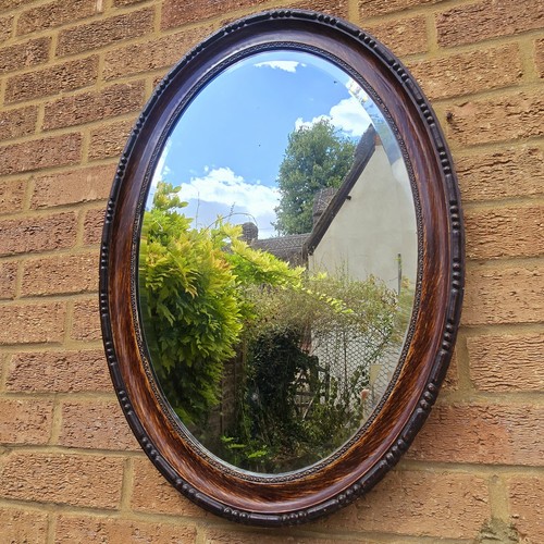 Large oval bevelled - oval,