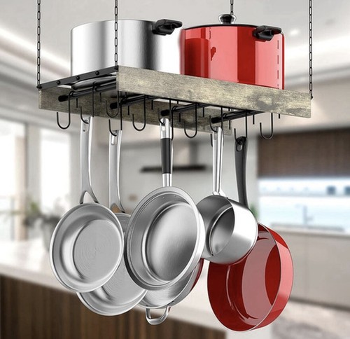 Inch hanging pot pan rack - hanging,