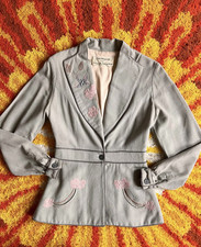 70s Janice Wainwright at Forty Seven Poland Street moss green wool crepe  jacket