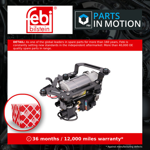 Air suspension compressor fits - air,