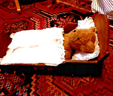 Vintage Dolls Wooden Rocking