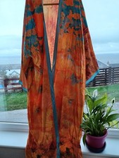 Orange kaftan fit upto size 22