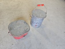 fm Chicago protectoseal co tin x2 small bucket galvanised steel metal