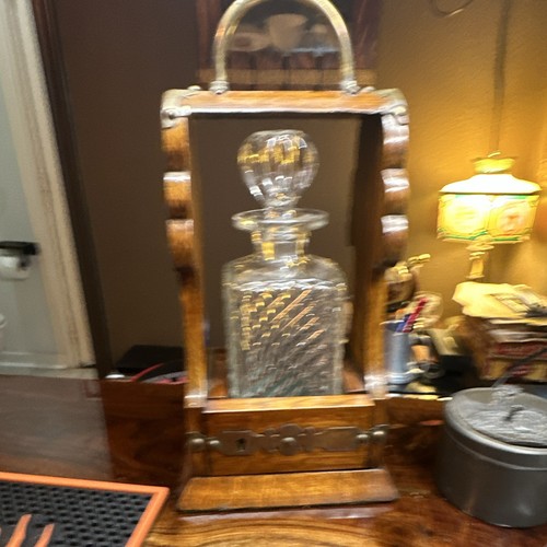 Vintage tantalus decanter oak - decanter,