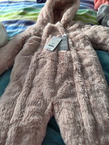 Fur and lined pram suit - and, for