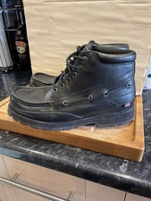 Polo Jeans Co Ralph Lauren Ranger Chukka Boots Black Leather Mens Uk 9