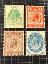 1929 The 9th Congress of the Universal Postal Union in London set. Used | Hinged