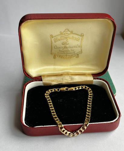 Vintage 9kt gold - gold, flat