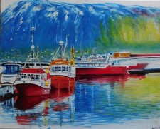 Original  Nautical Painting