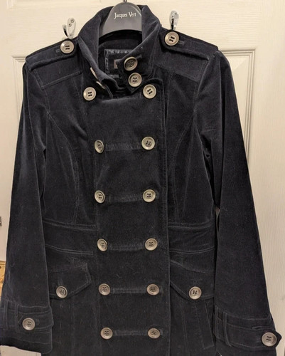Stunning navy corduroy coat