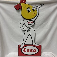 Esso Girl Gasoline Gas Large