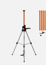 VEVOR Laser Level Tripod 1/4"-20 & 5/8"-11 Thread 40.94-133.85 in Height Adjust