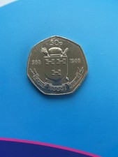 1988 EIRE 1000 year anniversary harp 50p/punt