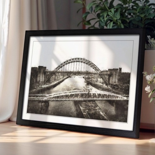 Tyne bridge linking newcastle - bridge,