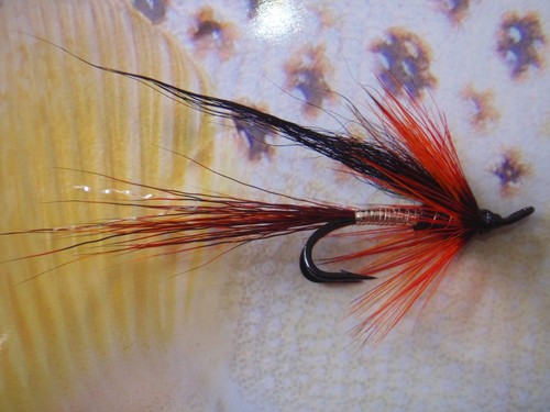 Dark cascade double hook - double,
