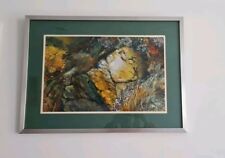 Vintage Mixed Media Painting