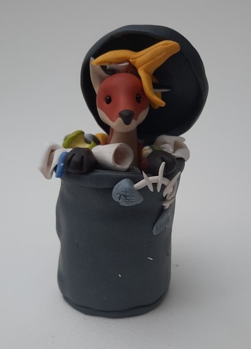 Handmade polymer clay animal - polymer,