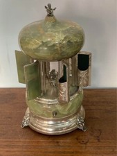 Reuge Swiss Musical Carousel Lipstick Cigarette Holder Music Box Itary Rare