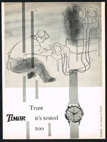 1950s vintage timor watch mid - timor,