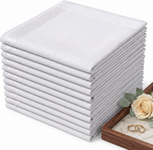 Women white handkerchiefs - women's,