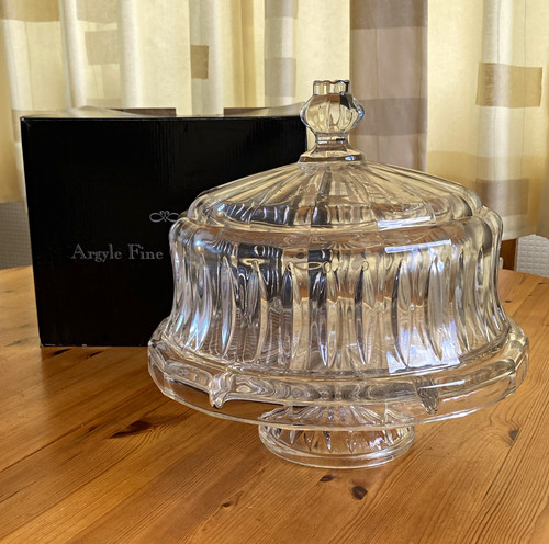 Argyle fine clear glass ribbed - clear,