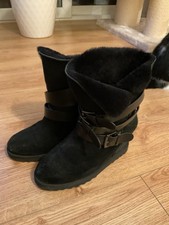 Ladies Black Suede ASH Boots