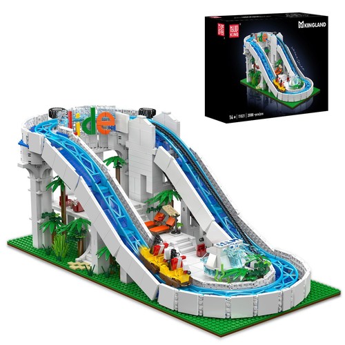 Mould king amusements log ride - king,