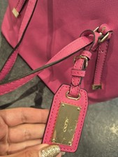 Aldo Ladies Bright Pink Tote Handbag Bag, Excellent Condition