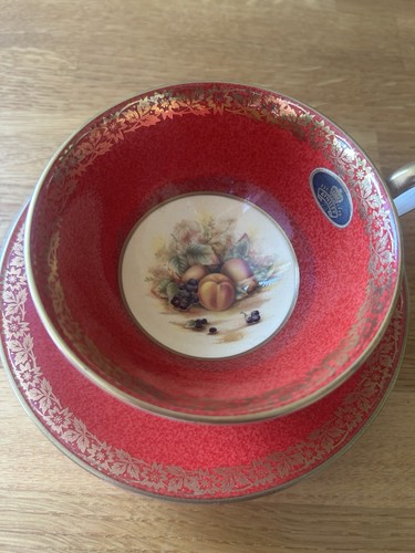 Aynsley orchard gold tea cup - aynsley,