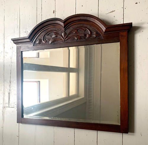 Antique victorian mirror - victorian, w/