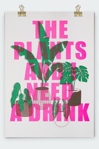Risograph art print - risograph,