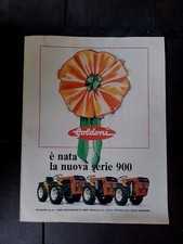 Goldoni Tractors Series 900 Advertisement Magazine Of The Era 1978 25X32
