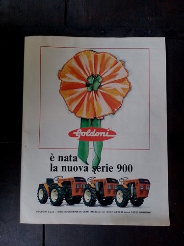 Goldoni series 900 - series, tractors