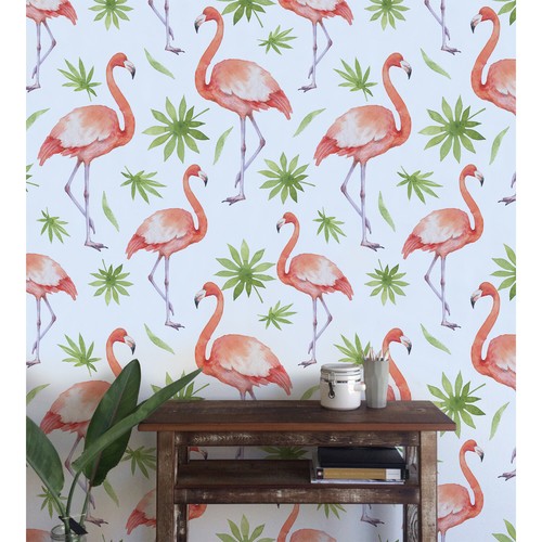 Removable wallpaper leaves - removable,