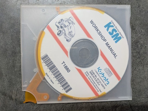 Kubota workshop manual - workshop,