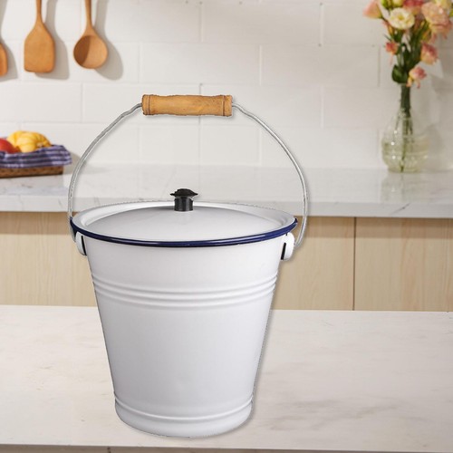 Enamel bucket with - enamel,