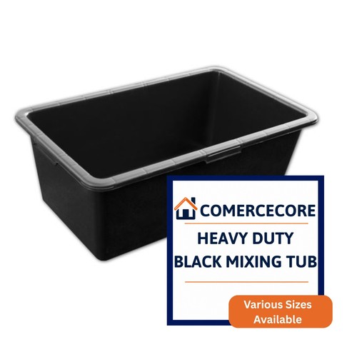 Black mixing tub - black,