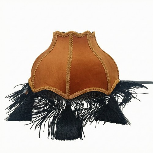 Dome lampshade with - lampshade, tassels
