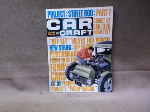 Car craft magazine march - car, 1966