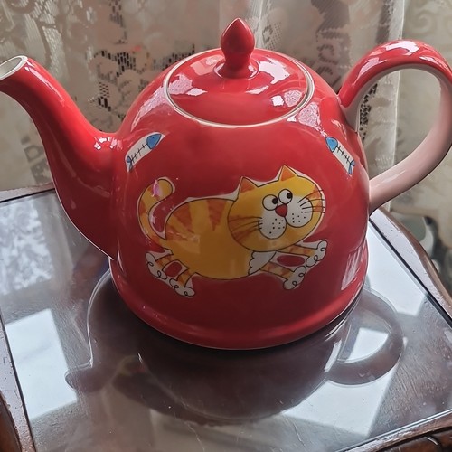 Whittards large purr teapot - whittards,