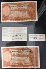 1942 2 CONSECUTIVE Ten