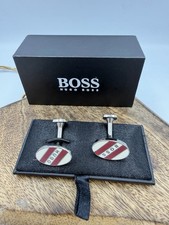 Hugo Boss Cufflinks Red White
