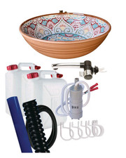 Campervan Kitchen Sink And Tap Kit Morroccan Pattern Basin