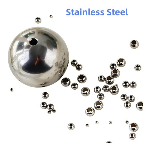 Stainless steel silver round - silver,