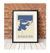 Morzine ❤ SKI FRANCE ❤ poster print vintage retro skiing snowboard