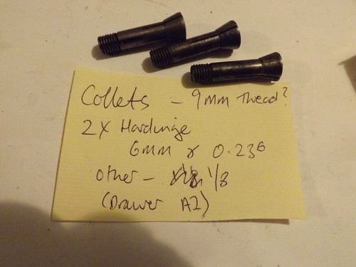 Collets hardinge and - collets, x